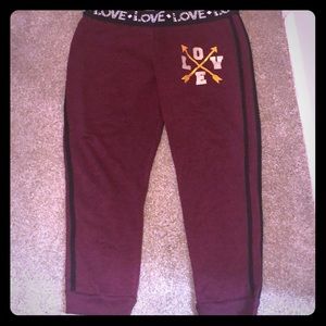 No Boundaries “Love” sweatpants